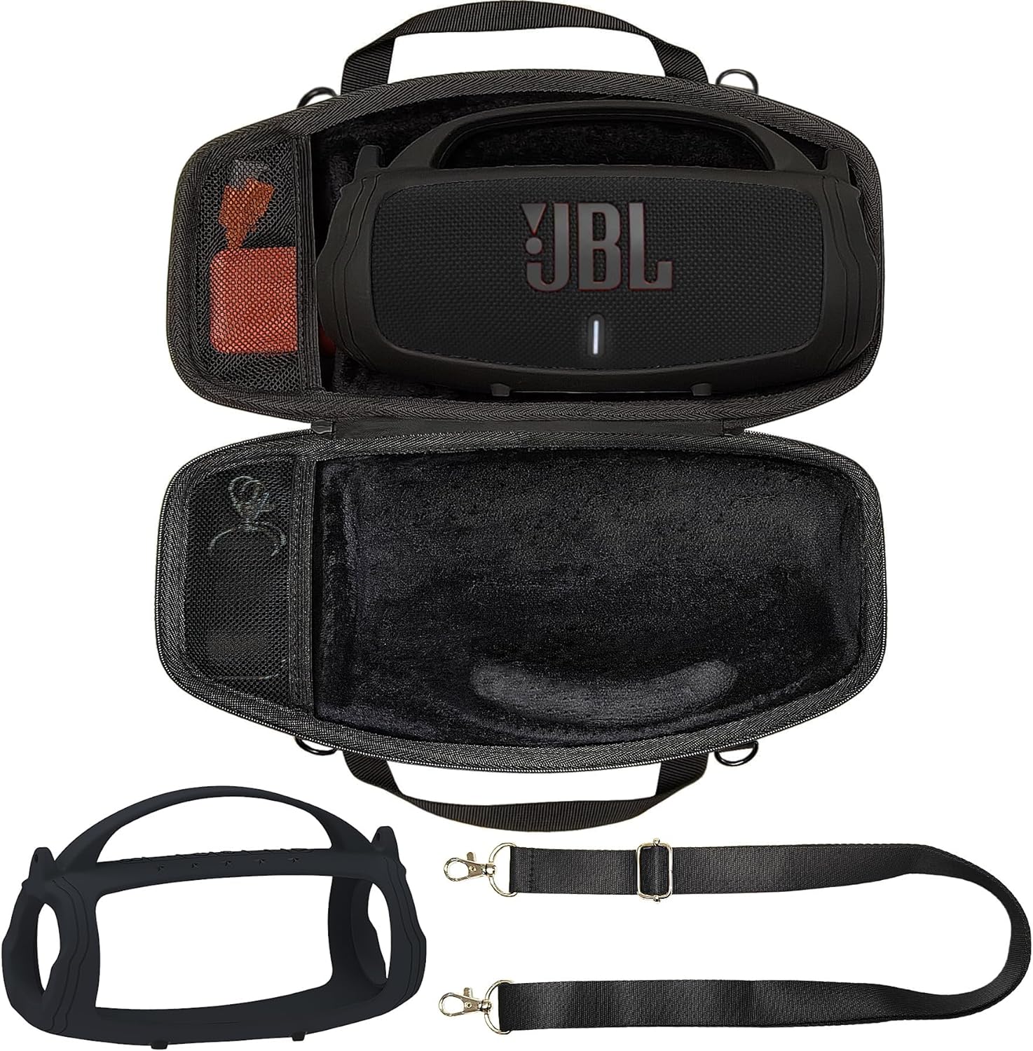 Jbl Speaker Charge 5 - ฝาครอบมือจับซิลิโคนและอุปกรณ์เสริมสำหรับการเดินทางเคสแข็งสำหรับชาร์จ JBL 4/ชาร์จ5ลำโพงบลูทูธ