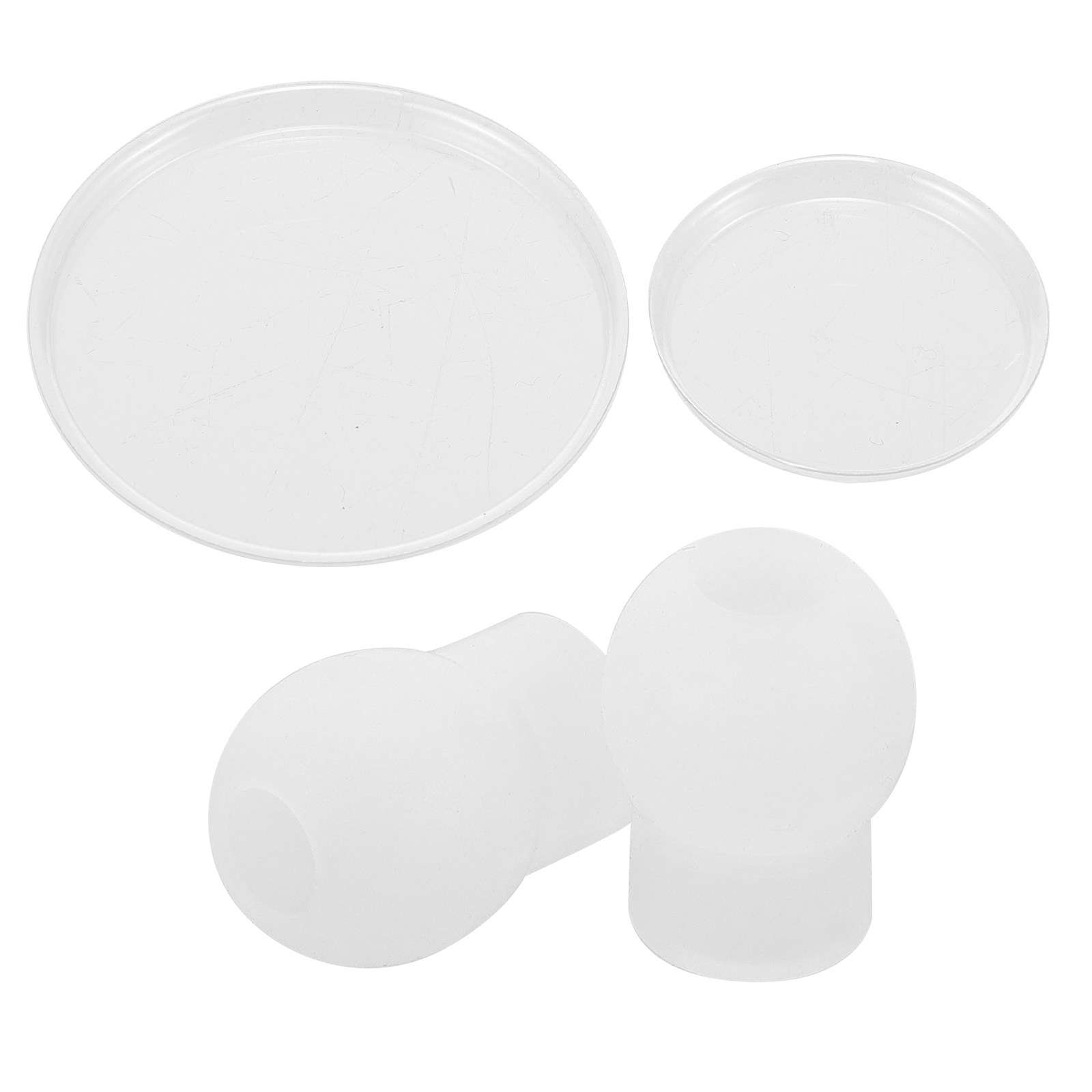 Silicone Ear Tip Replacement - ชุดซิลิโคนสำหรับหูฟังทางการแพทย์ 1 ชุด ปลอกหูฟังสำรองที่สวมใส่สบาย อุปกรณ์สำหรับโรงพยาบาลและคลินิก ลดเสียงรบกวน