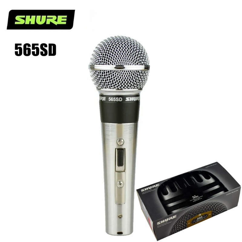 Shure Mic Mv7 - ไมโครโฟน Shure SM58 565SD แบบไดนามิก รุ่นคลาสสิก