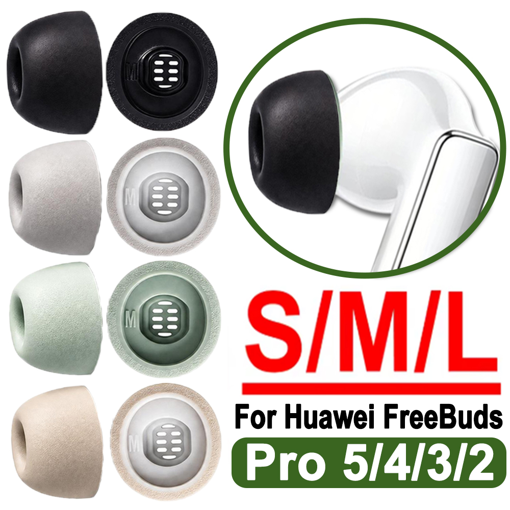 Earphone Foam Tip - จุกหูฟังซิลิโคนเมมโมรี่โฟมแบบเปลี่ยนได้สำหรับ Huawei FreeBuds Pro5/4/3/2 ขนาด SML