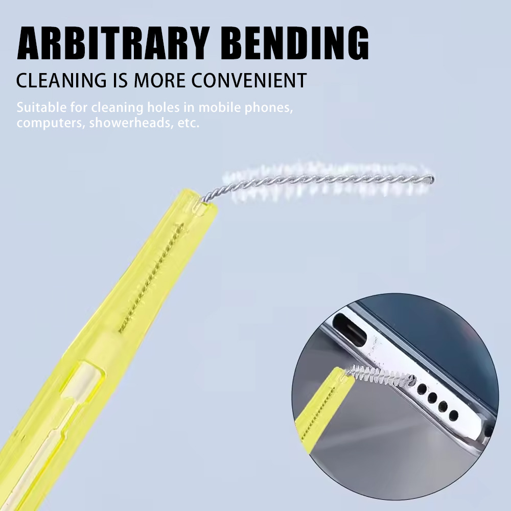 Earbuds Charging Case - ชุดทำความสะอาดโทรศัพท์แบบ 2-in-1 พร้อมแปรงทำความสะอาดหูฟัง หูฟังไร้สาย กล่องใส่หูฟัง ลำโพง