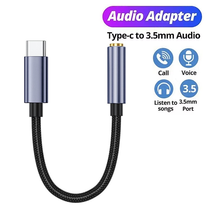 Usb C Earphone - สายแปลงเสียงดิจิตอล Type C เป็น 3.5 มม.