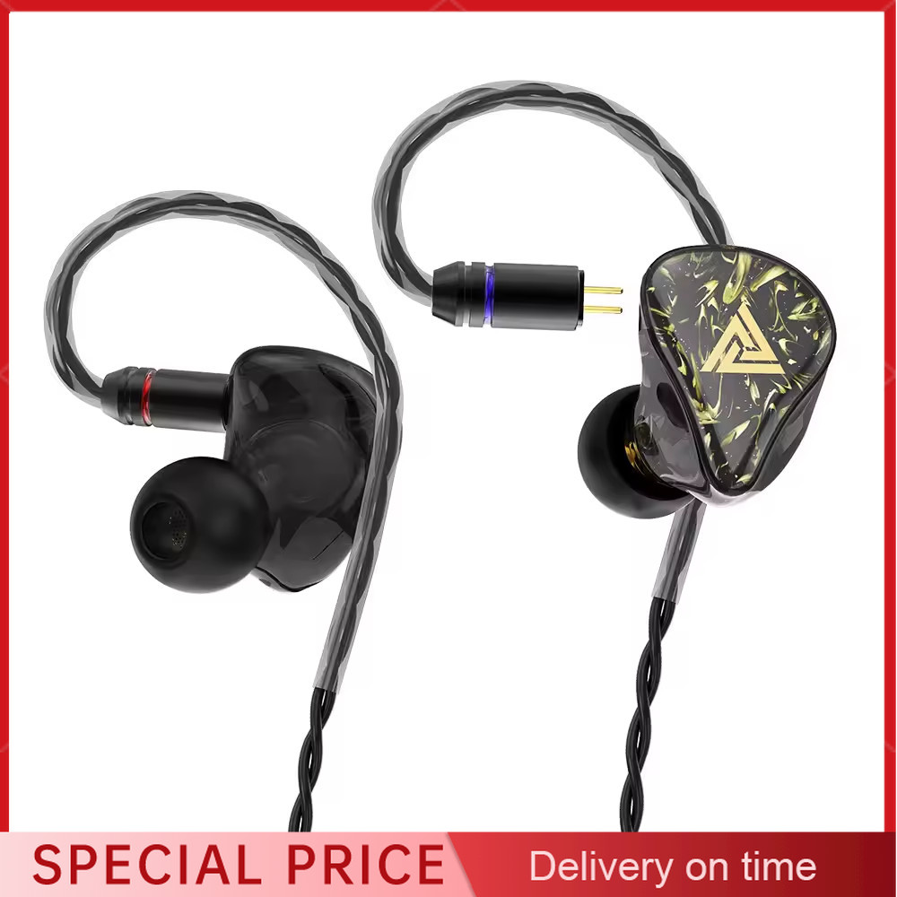 In Ear Monitor Iem - หูฟังแบบใส่ในหู QKZ KAISER ไดรเวอร์ไดนามิกแบบ Dual-Cavity ขนาด
