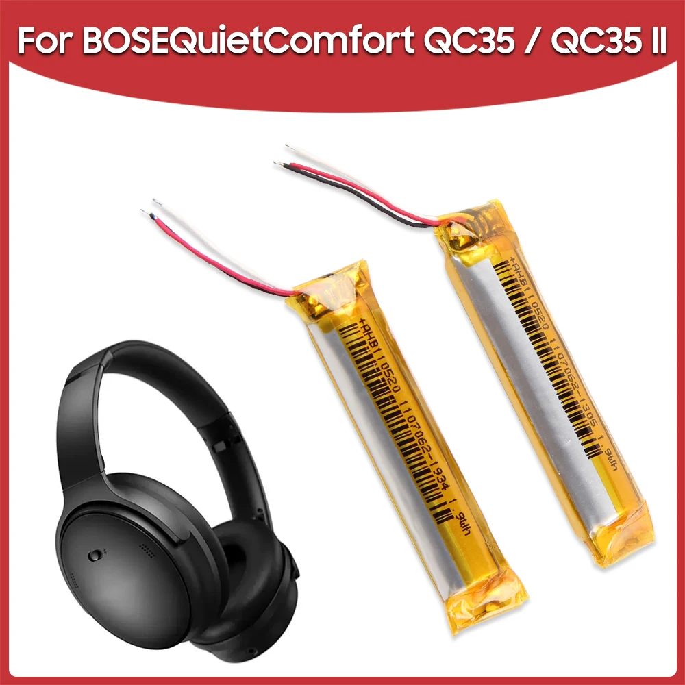 Bose Headphone Qc45 - ชุดหูฟังลดเสียงรบกวนแบบไร้สายใช้ทดแทนแบตเตอรี่สำหรับ QC35II QC35 BOSE QuietComfort QC45ลิเธียมแบตเตอรี่โทรศัพท์