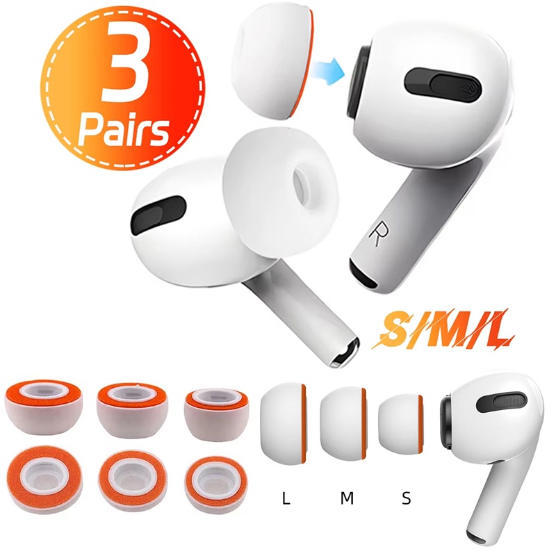 Earphone Foam Tip - S/M/L เมมโมรี่โฟม จุกหูฟังสำรองสำหรับ AirPods Pro 1/2