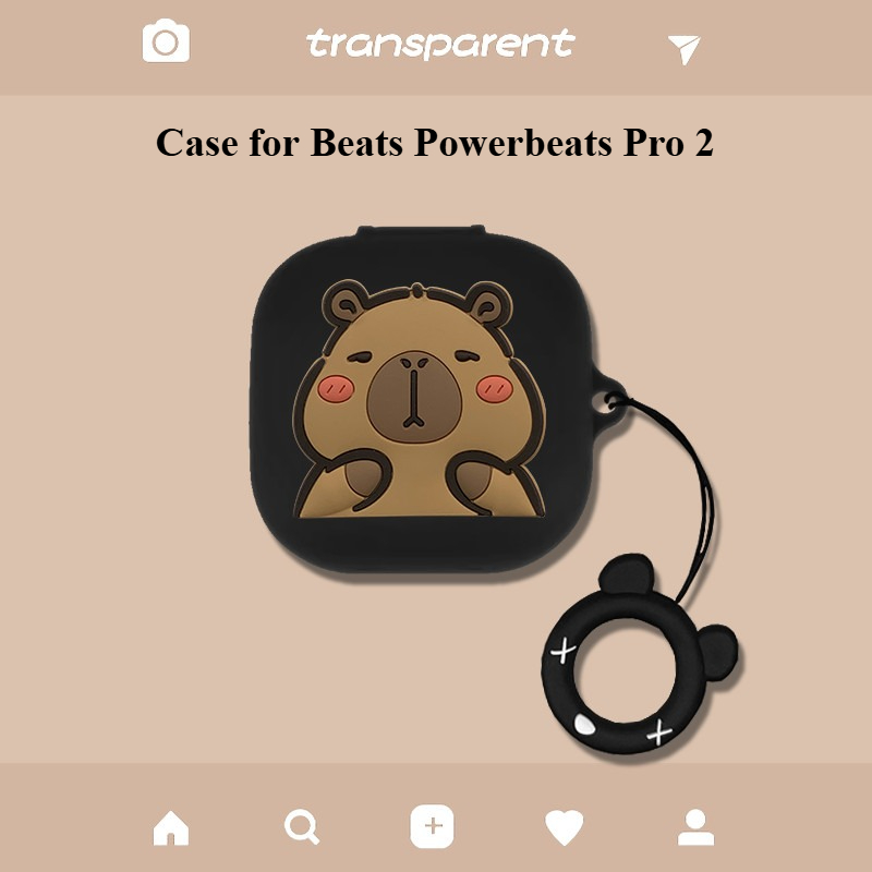 Beats Headphone Powerbeats Pro - ใช้งานร่วมกับเคสบีทส์ พาวเวอร์บีทส์ โปร 2 ซิลิโคน ฝาครอบการ์ตูนน่ารัก