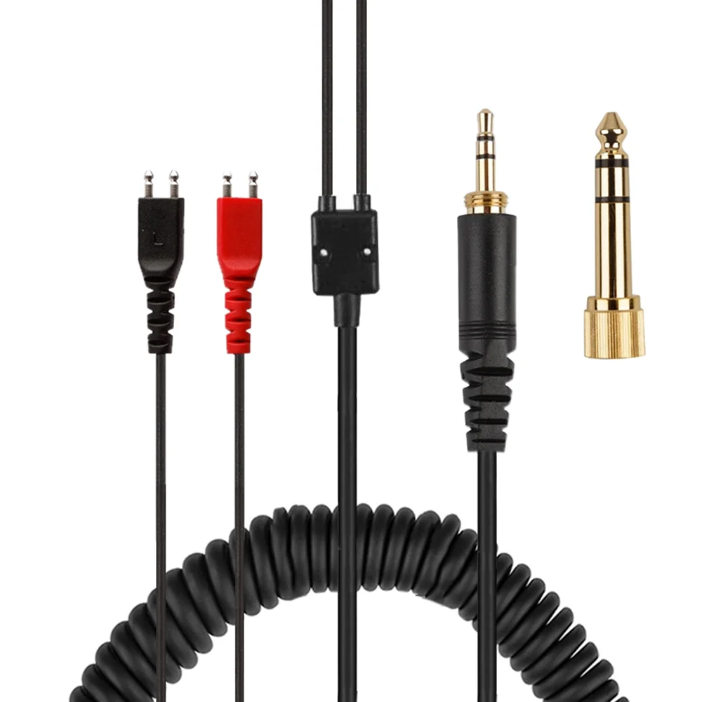 Sennheiser Headphone Hd 25 - สายสายไฟต่อแบบสปริงสำหรับเปลี่ยน6.35มม. สำหรับหูฟัง Sennheiser HD25 25-1 25-C