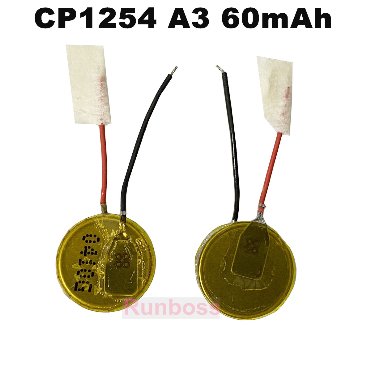 Beats Headphone Powerbeats Pro - 2 ชิ้น/ล็อต CP1254 A3 A4 แบตเตอรี่ลีออนแบบชาร์จไฟได้สำหรับบีตส์