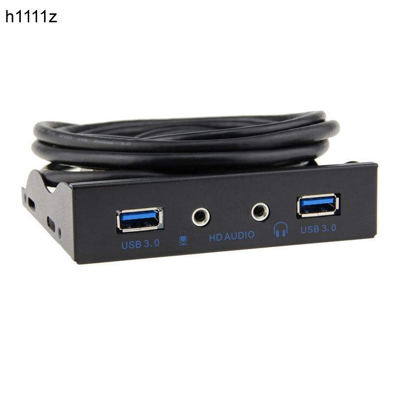 Earphone Splitter Jack - 2 พอร์ต USB 3.0 Hub Splitter