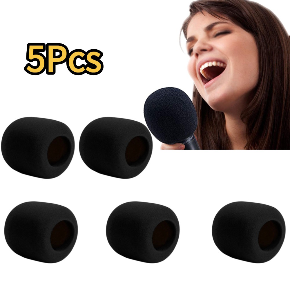 Shure Mic Mv7 - 5 ชิ้นไมโครโฟนโฟมด้านในสําหรับ Shure SM58/Beta58A 57A/PGA48LC ฝาครอบไมโครโฟน