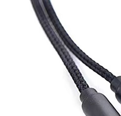 Earphone Splitter Jack - สายแยกเสียงแบบถักขนาด 3.5 มม. 1 หัวตัวผู้เป็น 2