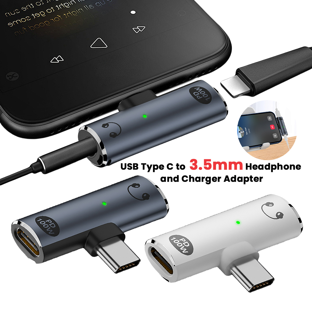 Earphone Splitter Jack - อะแดปเตอร์เสียง 2 in 1 แบบ Aux