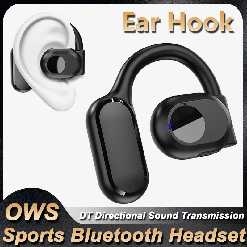 Noise Cancelling Headphone - หูฟังไร้สายบลูทูธแบบนำเสียงผ่านอากาศพร้อมไมโครโฟน แฮนด์ฟรีตัดเสียงรบกวน สำหรับขับรถ