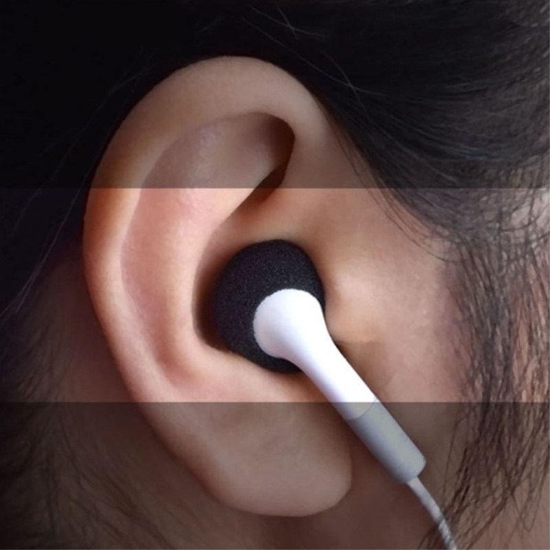 100Pcs,โฟม Ear Pad แผ่นรองหูฟั - Earphone Foam Tip บทวิจารณ์และราคา