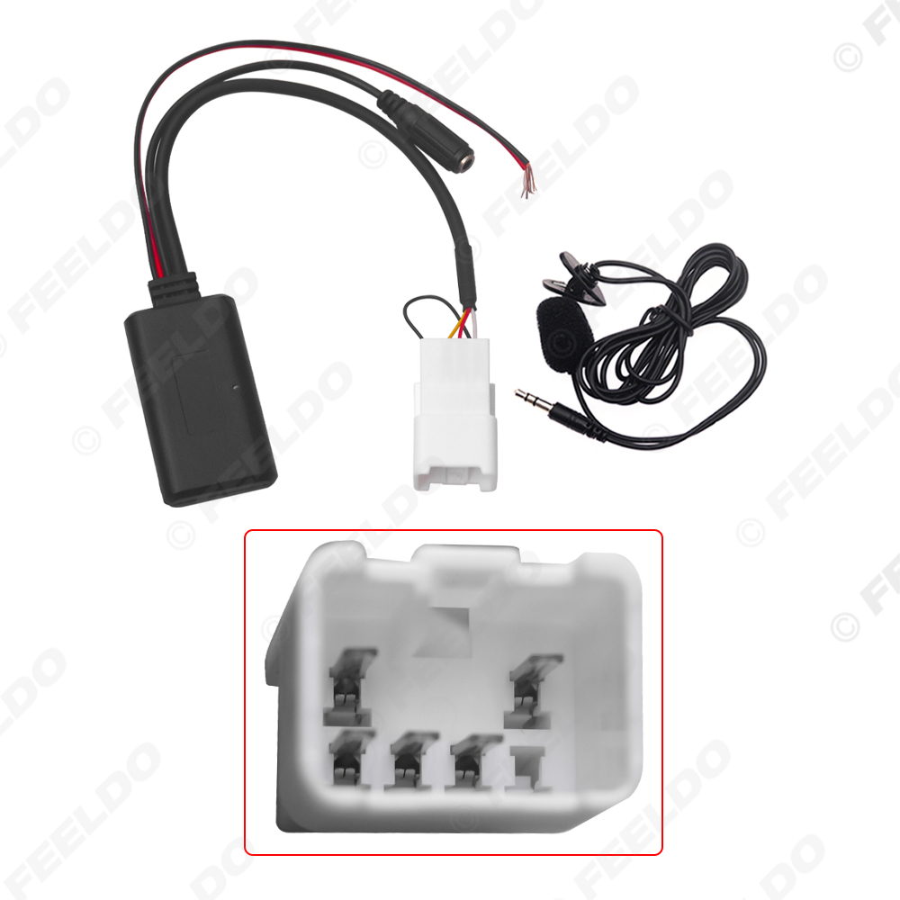 FEELDO 1PC รถ 5Pin ไร้สายบลูทู - Bluetooth Adapter Receiver บทวิจารณ์และราคา