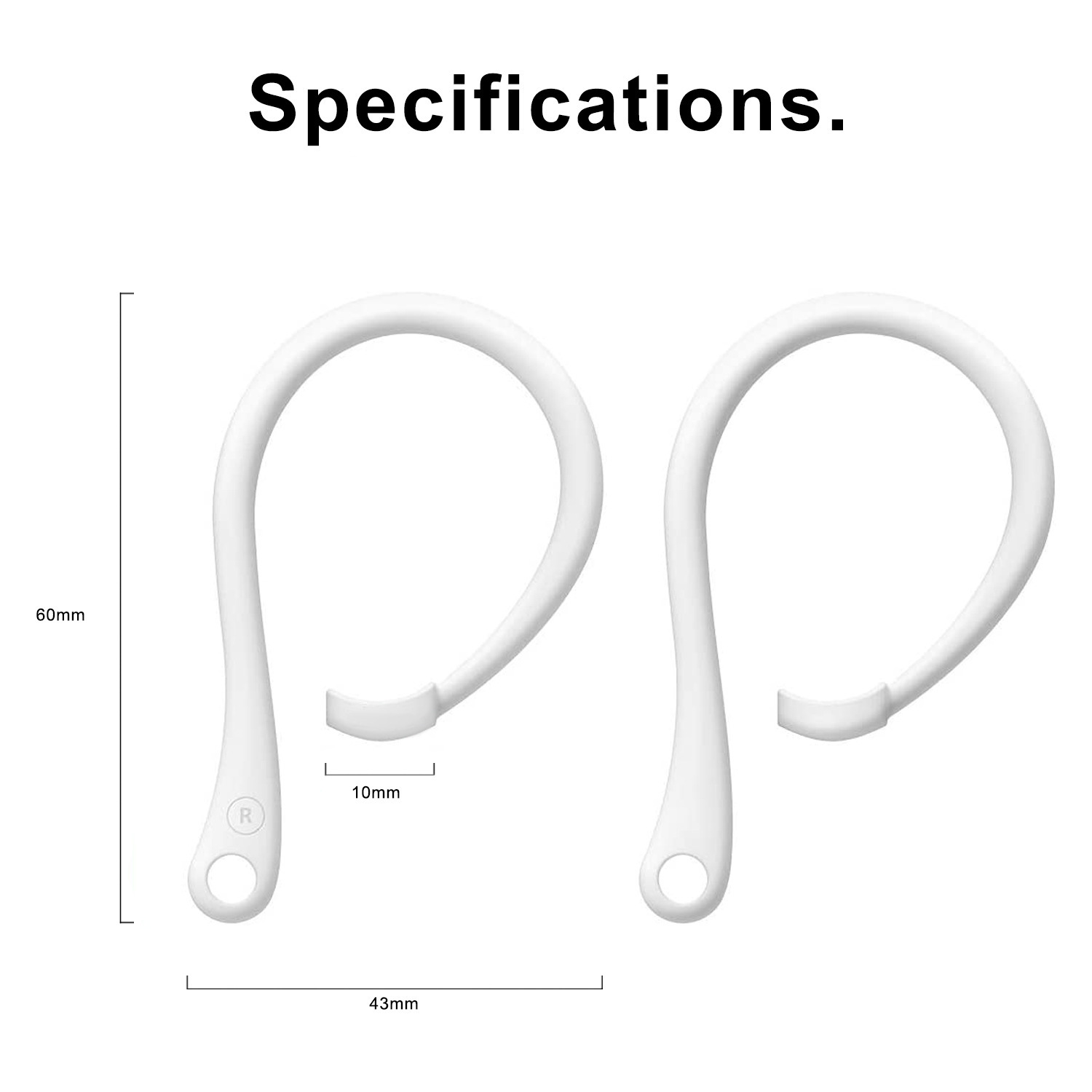 ที่เกี่ยวหูป้องกันการหลุด 1 คู - Sports Earphone Hook บทวิจารณ์และราคา
