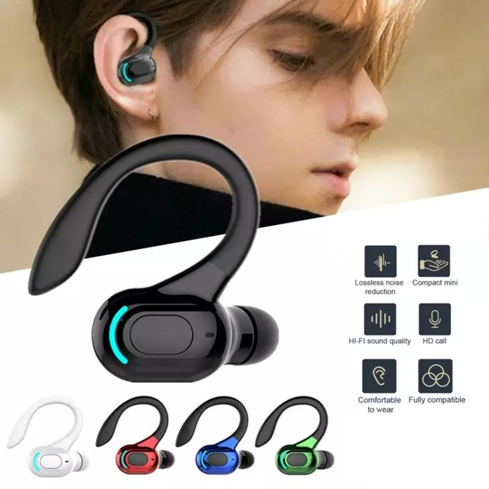 หูฟังไร้สายบลูทูธหูฟังหูฟังมิน - Sports Earphone Hook บทวิจารณ์และราคา