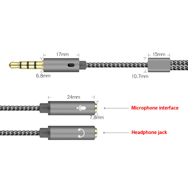 1 ชิ้น 3.5 มม.ตัวแยกสัญญาณเสีย - Earphone Splitter Jack บทวิจารณ์และราคา