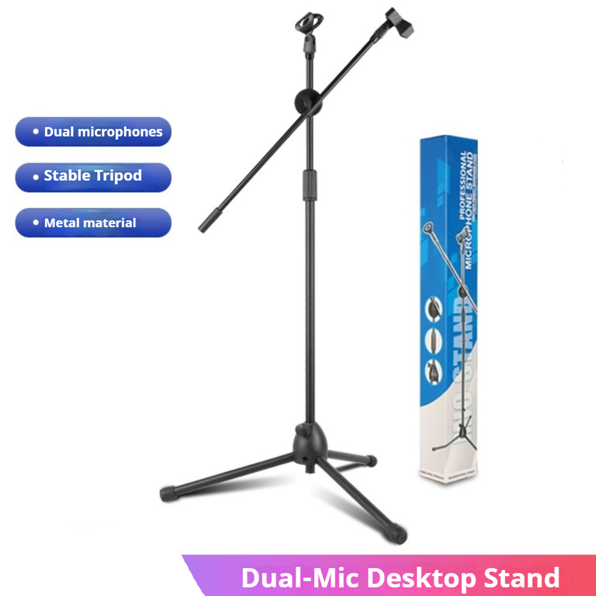 ขาตั้งไมโครโฟนแบบตั้งพื้นพร้อม - Shure Mic Sm58 บทวิจารณ์และราคา