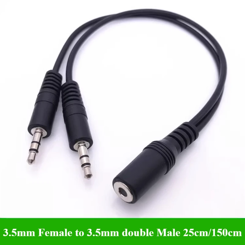 สายแยกเสียง 3.5 มม. 1 ต่อ 2 จำ - Earphone Splitter Jack บทวิจารณ์และราคา