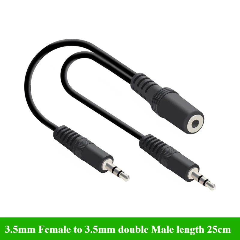 สายแยกเสียง 3.5 มม. 1 ต่อ 2 จำ - Earphone Splitter Jack บทวิจารณ์และราคา