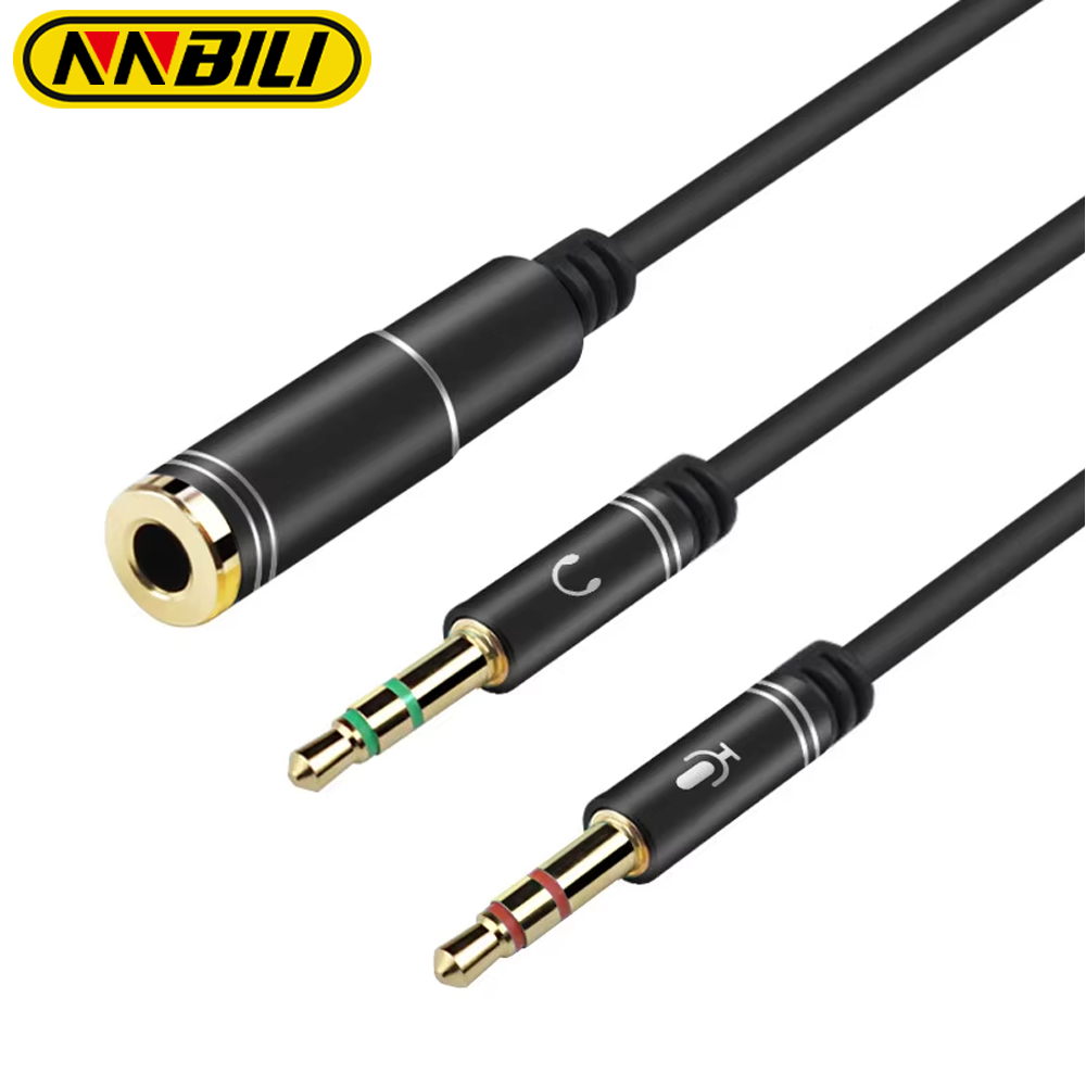 NNBILI มินิแจ็ค 3.5 ไมโครโฟนหู - Earphone Splitter Jack บทวิจารณ์และราคา