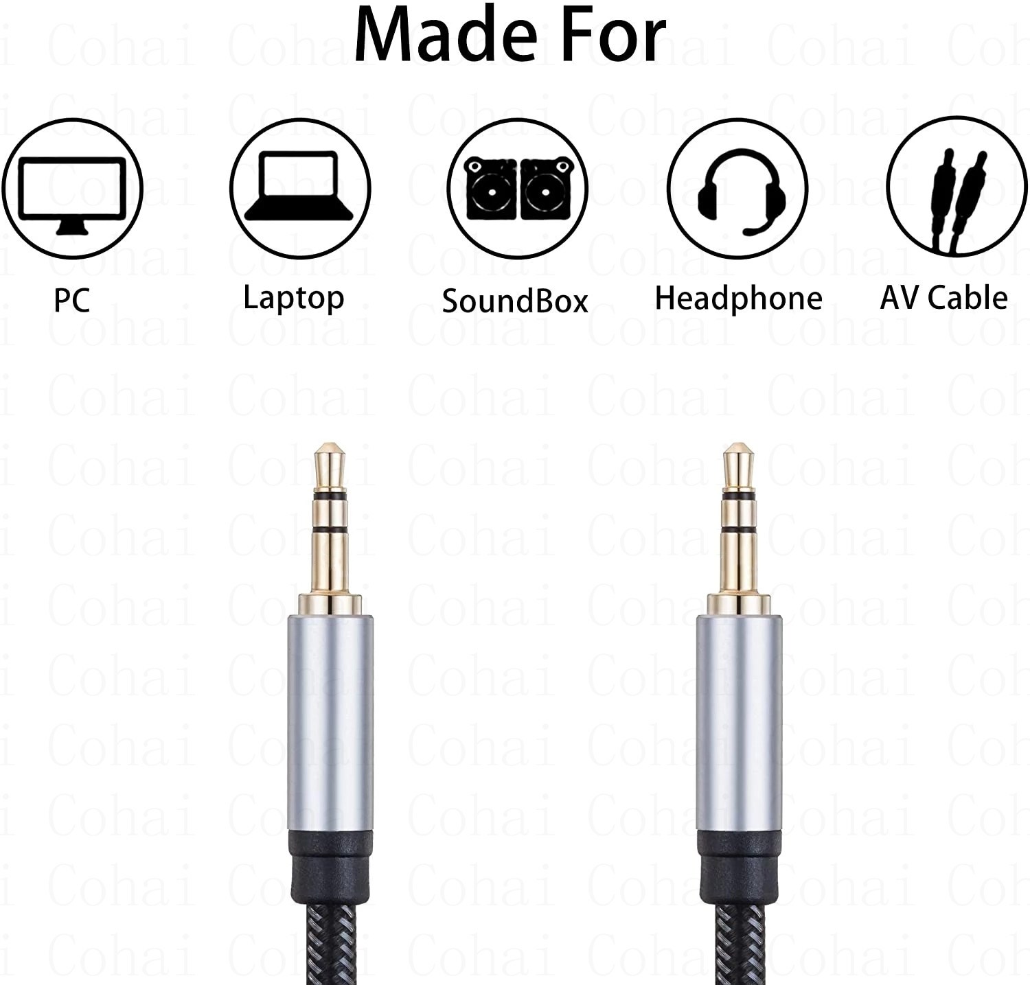 แจ็ค 3.5 มม.แจ็ค 3.5 มม.ชายไปช - Cable Extension 3.5 บทวิจารณ์และราคา