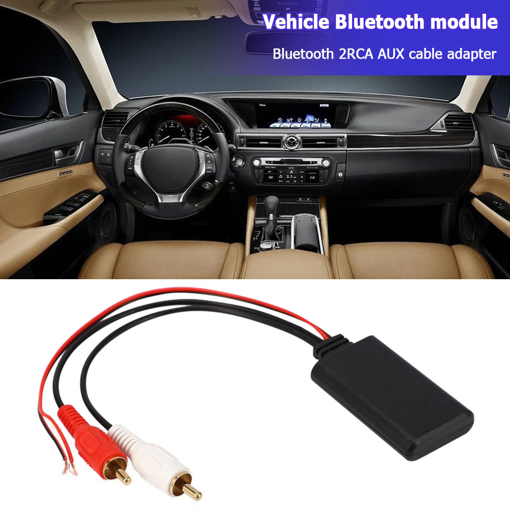 โมดูลรับสัญญาณบลูทูธไร้สายในรถ - Bluetooth Adapter Receiver บทวิจารณ์และราคา