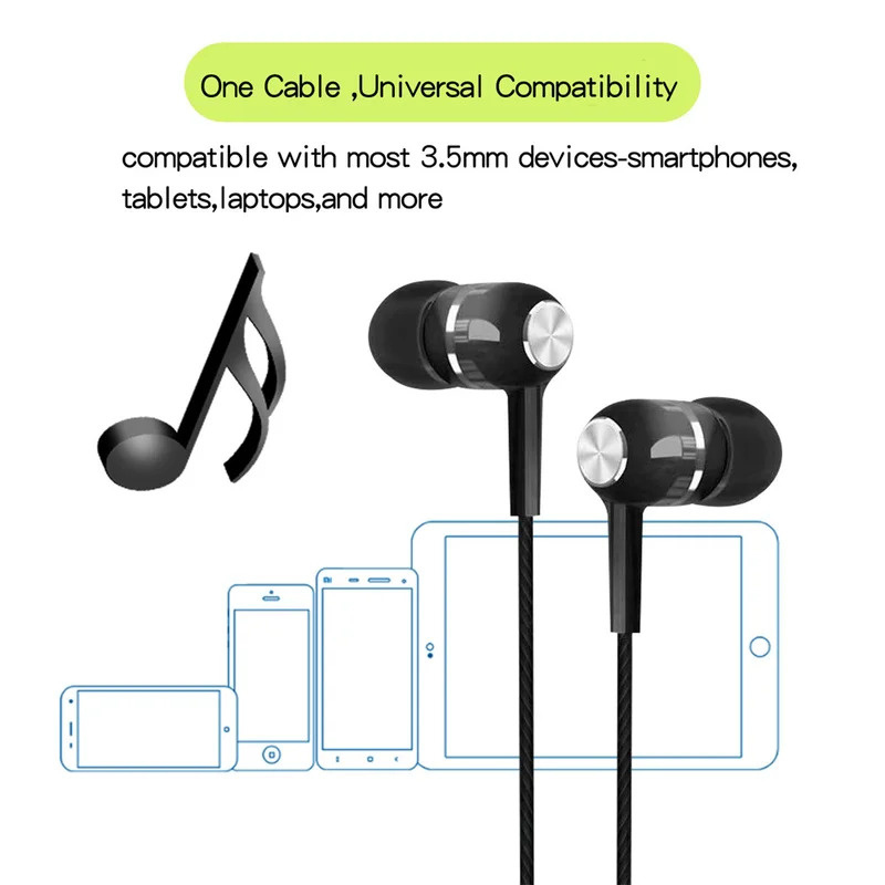 1/2/3/4 ชิ้น 3.5 มม. หูฟังแบบม - Noise Cancelling Headphone บทวิจารณ์และราคา