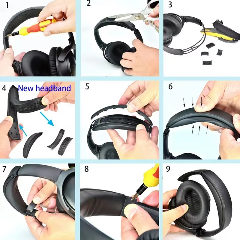 สายคาดศีรษะแบบถอดได้สำหรับหูฟั - Bose Headphone Qc45 บทวิจารณ์และราคา