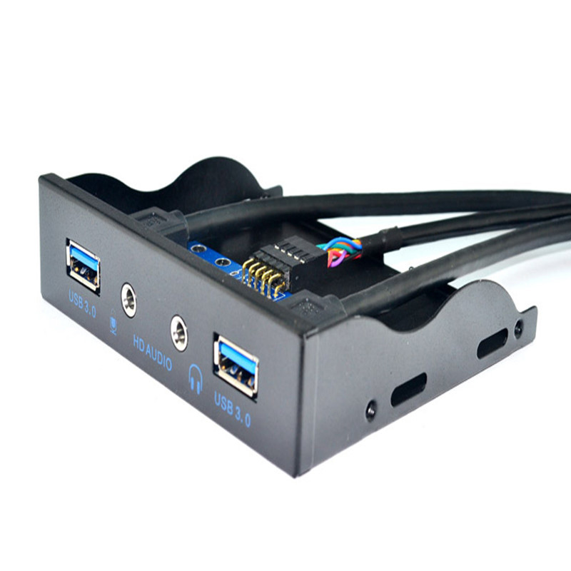 2 พอร์ต USB 3.0 Hub Splitter H - Earphone Splitter Jack บทวิจารณ์และราคา