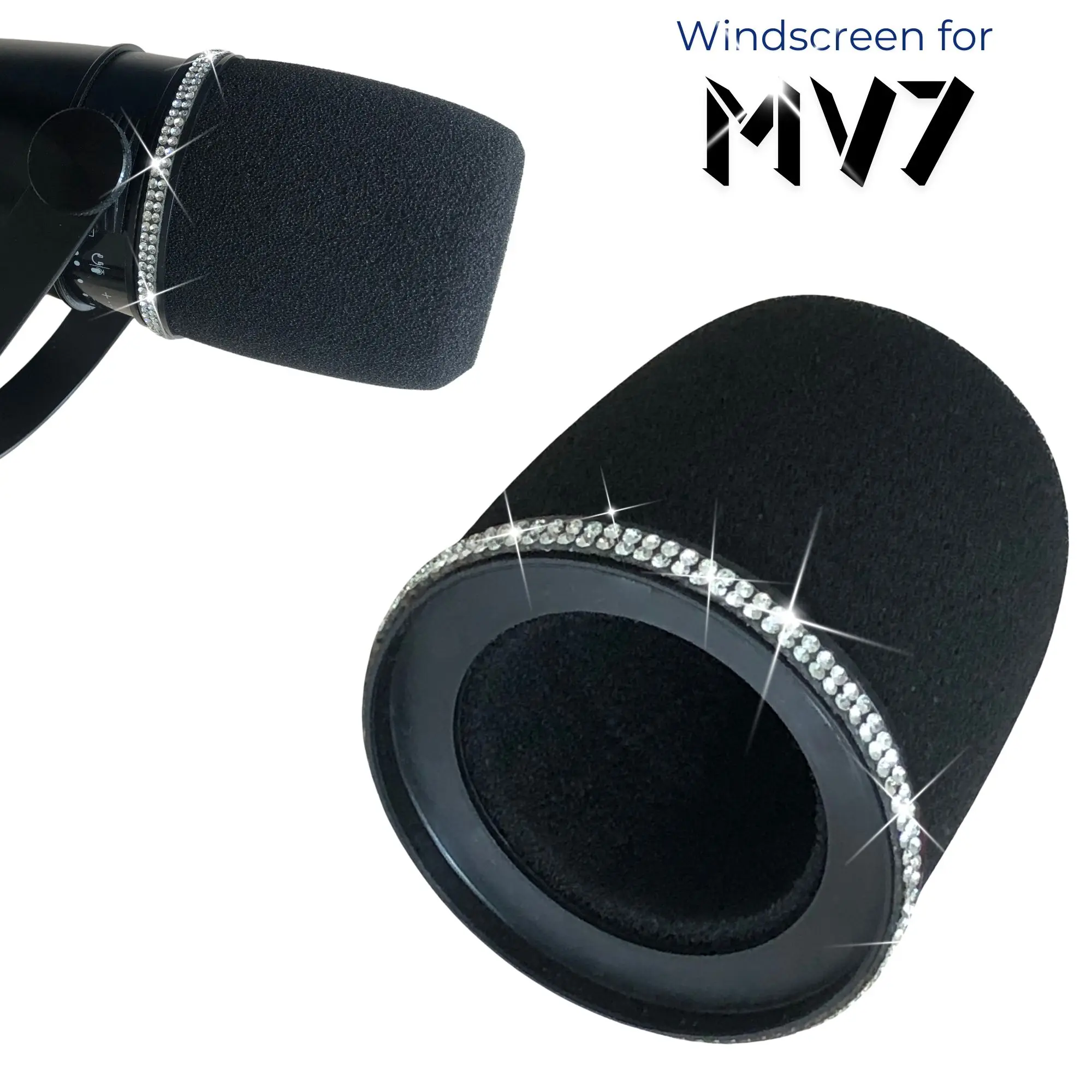 ฟองน้ำกรองเสียง Sparkly MV7 สำ - Shure Mic Sm7B บทวิจารณ์และราคา