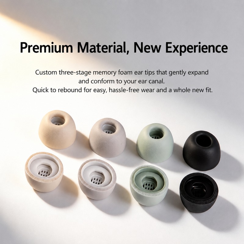 จุกหูฟังเมมโมรี่โฟมสามชั้น ป้อ - Earphone Foam Tip บทวิจารณ์และราคา