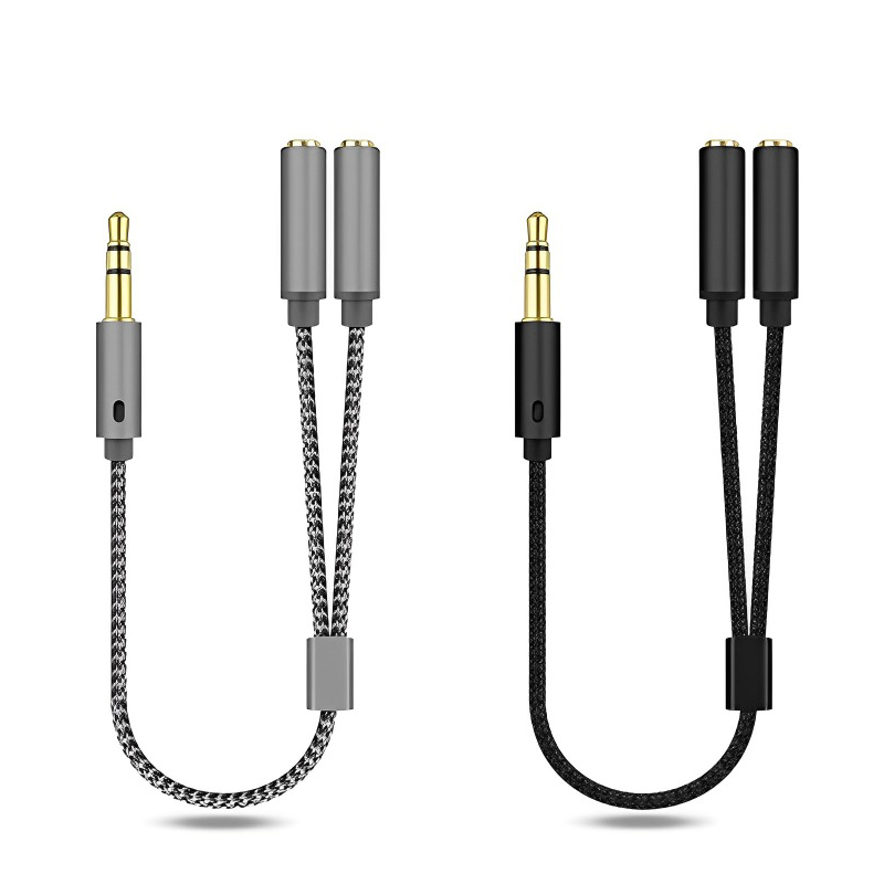 แจ็คแยกสัญญาณเสียง3.5มม. อะแดป - Earphone Splitter Jack บทวิจารณ์และราคา